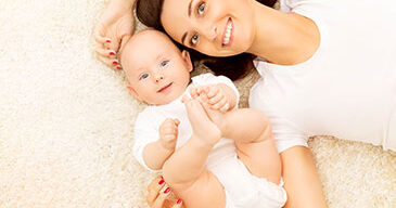 Gainesville Carpet Cleaning Home Owner and Baby