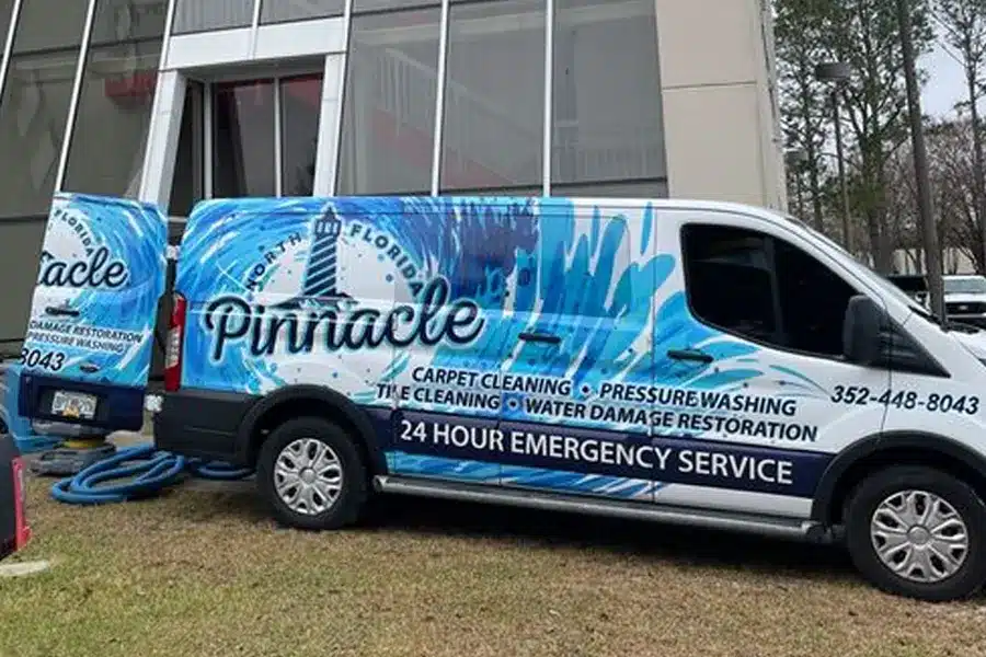 Carpet Cleaning Guide Pinnacle Van outside